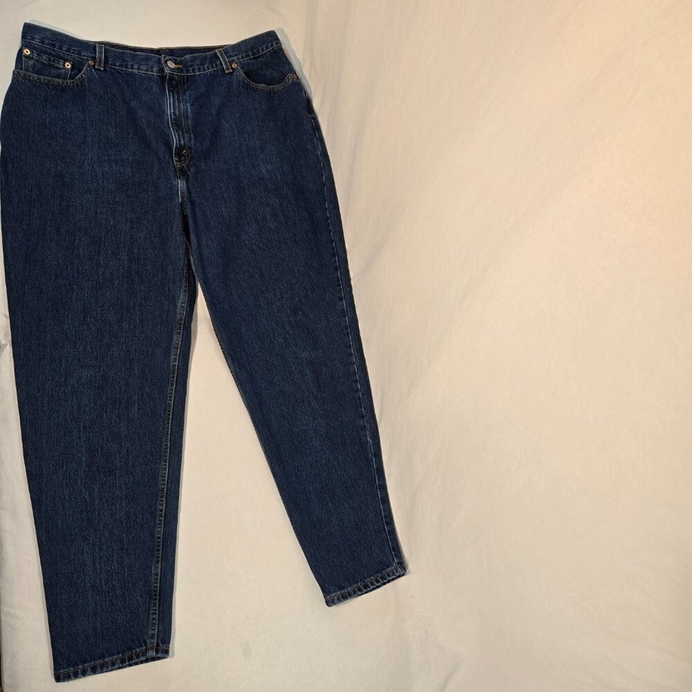 USA Vintage LEVI'S 550 Relaxed Fit Tapered Leg Hi-Rise Women's Plus Size 24 W M. - Picture 4 of 16